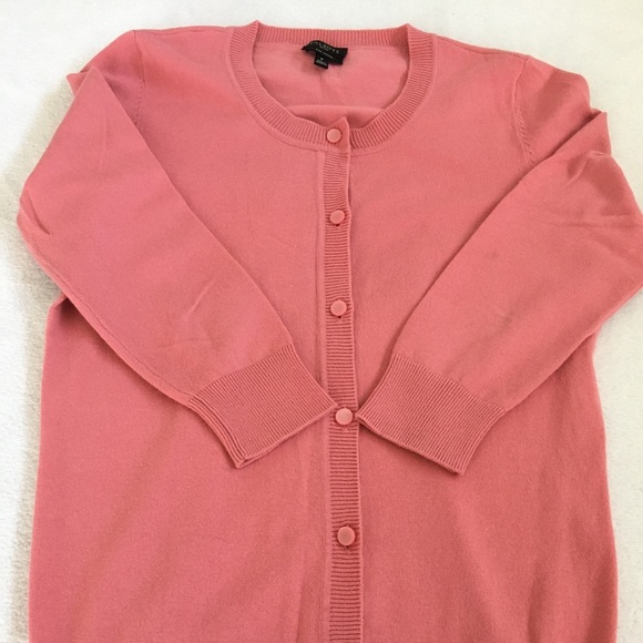Talbots Sweaters - Talbots Pink Coral Cardigan